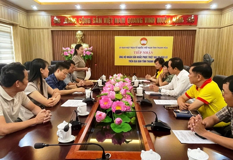 Doanh nghiệp, doanh nhân Thanh Hoá tại TP Hồ Chí Minh ủng hộ đồng bào vùng lũ hơn 2,25 tỷ đồng