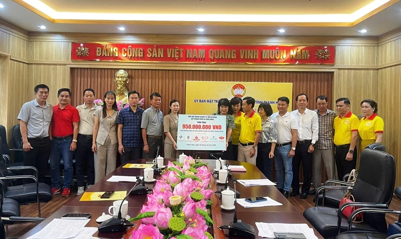 Doanh nghiệp, doanh nhân Thanh Hoá tại TP Hồ Chí Minh ủng hộ đồng bào vùng lũ hơn 2,25 tỷ đồng