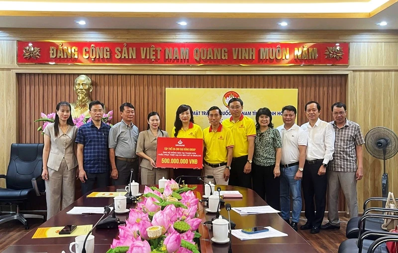 Doanh nghiệp, doanh nhân Thanh Hoá tại TP Hồ Chí Minh ủng hộ đồng bào vùng lũ hơn 2,25 tỷ đồng