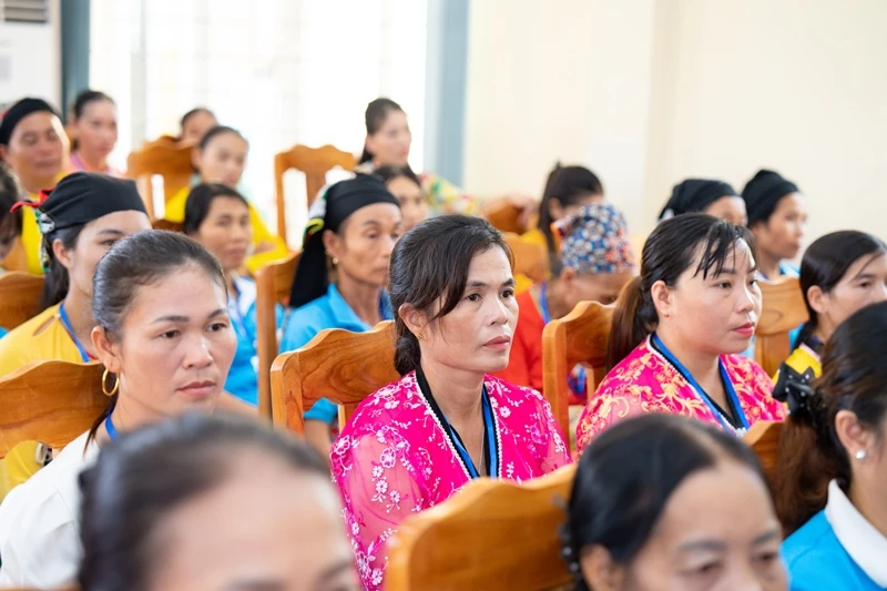 Phụ nữ xã Lương Sơn phát huy truyền thống, phấn đấu vì hạnh phúc và tiến bộ của phụ nữ