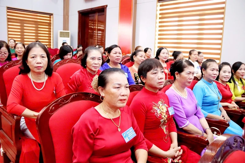 Phụ nữ phường Quang Trung phát huy truyền thống, quyết tâm xây dựng tổ chức Hội vững mạnh