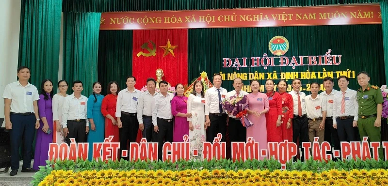 Đại hội đại biểu Hội Nông dân xã Định Hòa