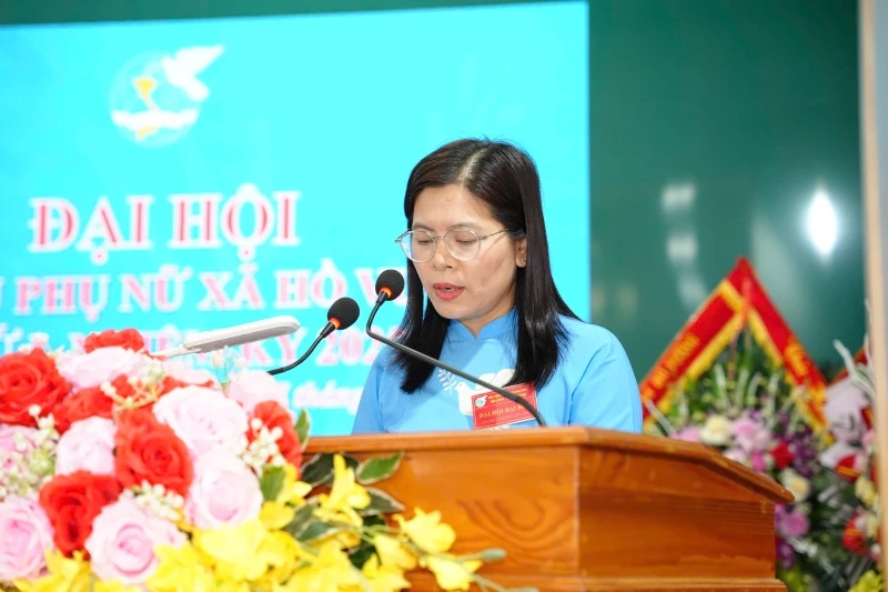 Đại hội Đại biểu phụ nữ xã Hồ Vương nhiệm kỳ 2025-2030