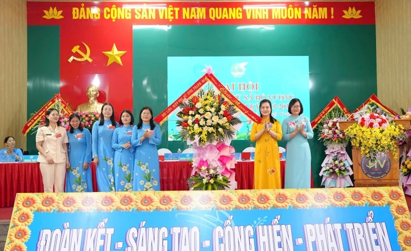 Đại hội Đại biểu phụ nữ xã Hồ Vương nhiệm kỳ 2025-2030