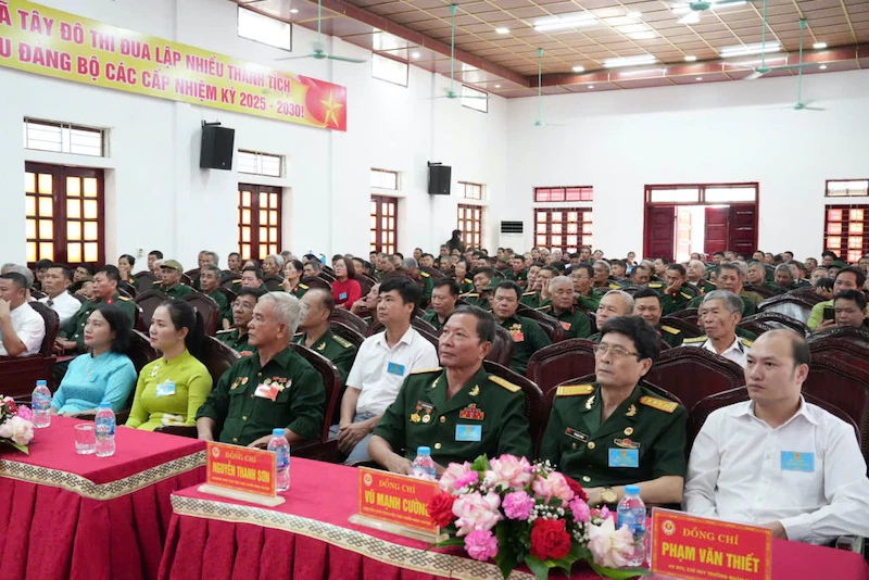 Đại hội đại biểu Hội Cựu chiến binh xã Tây Đô lần thứ I