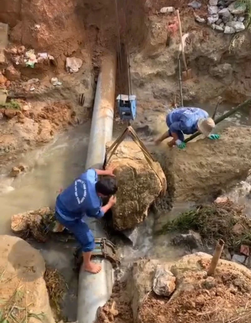 Đảm bảo nguồn nước sạch cho nhân dân sau các đợt mưa bão