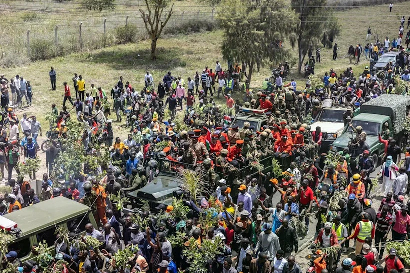 Giẫm đạp tại quốc tang cựu Thủ tướng Kenya, hàng chục người bị thương