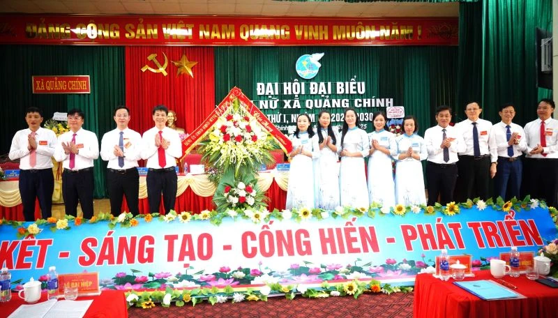 Đại hội đại biểu phụ nữ xã Quảng Chính