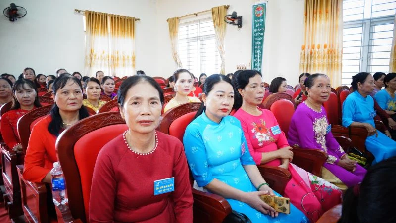 Đại hội đại biểu phụ nữ xã Quảng Chính