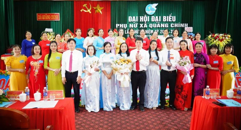Đại hội đại biểu phụ nữ xã Quảng Chính