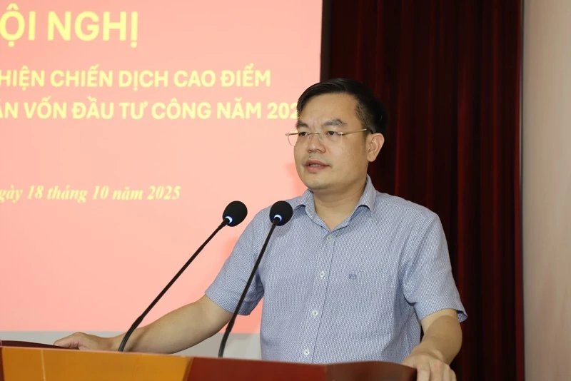 Đảm bảo đến ngày 31/12 hoàn thành chiến dịch cao điểm giải ngân vốn đầu tư công năm 2025