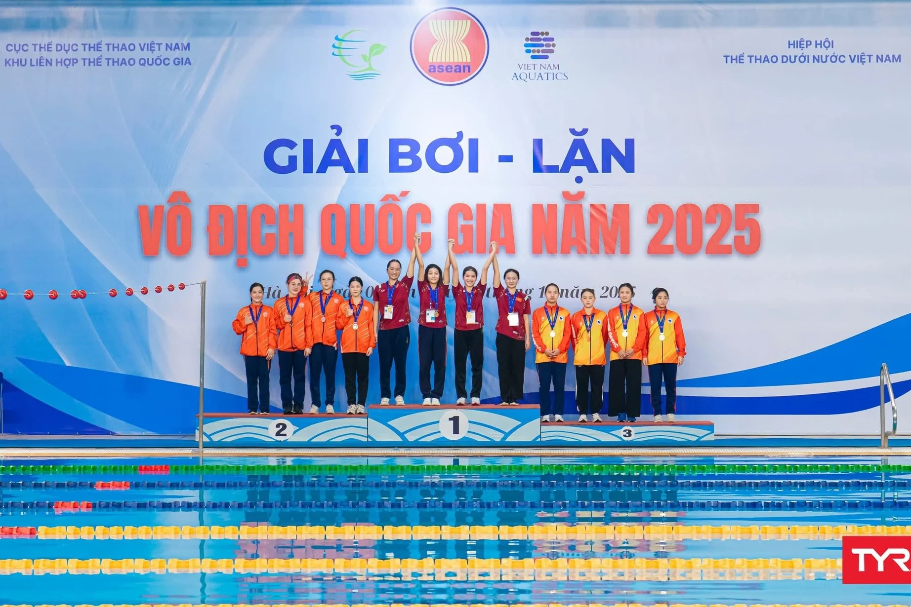 Cao Thị Duyên trở lại, Lặn Thanh Hóa giành 5 huy chương tại Giải vô địch quốc gia 2025