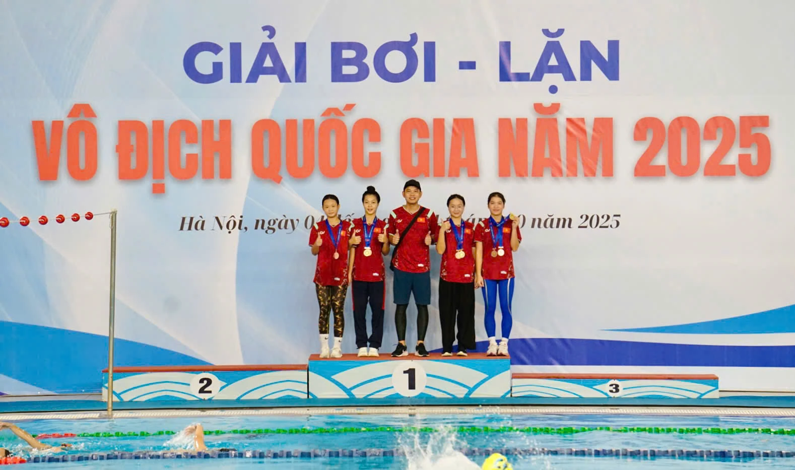 Cao Thị Duyên trở lại, Lặn Thanh Hóa giành 5 huy chương tại Giải vô địch quốc gia 2025