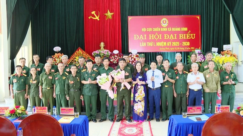 Đại hội đại biểu Hội Cựu chiến binh xã Quảng Bình lần thứ I, nhiệm kỳ 2025-2030