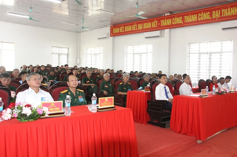 118 đại biểu dự Đại hội Hội Cựu chiến binh xã Thành Vinh lần thứ nhất