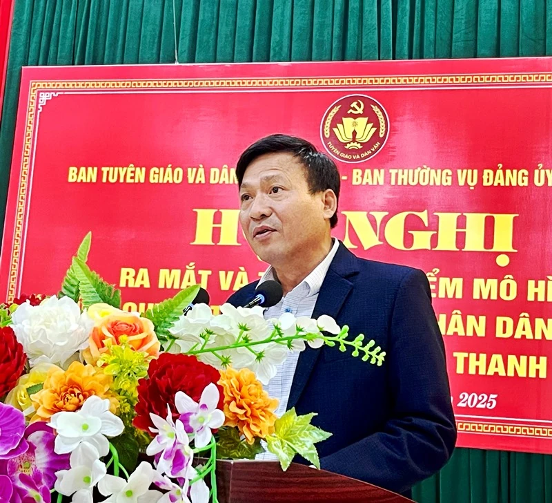 Ra mắt và tập huấn điểm mô hình “Chính quyền thân thiện, vì Nhân dân phục vụ” xã Minh Sơn