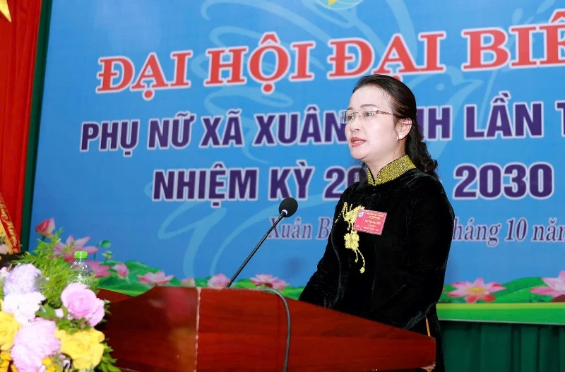 Đại hội đại biểu phụ nữ xã Xuân Bình lần thứ I, nhiệm kỳ 2025-2030