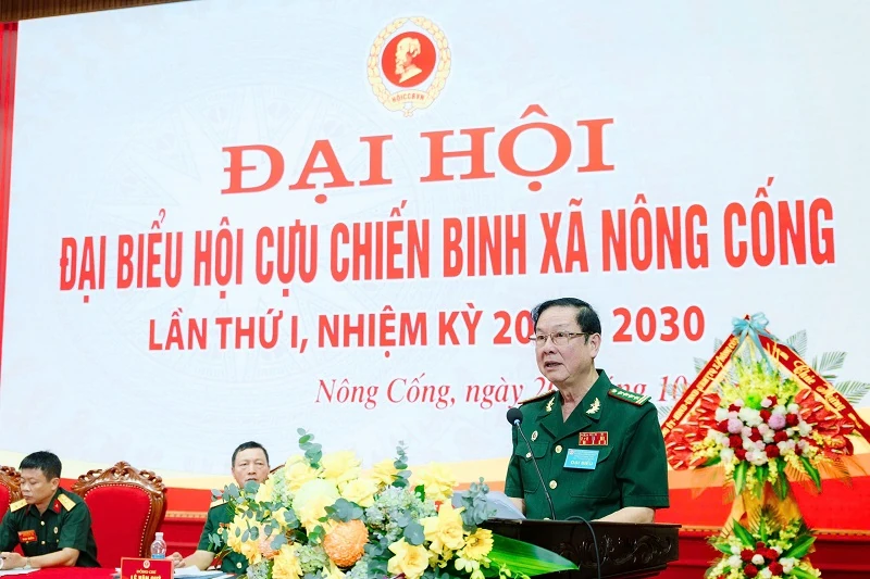 Cựu chiến binh gương mẫu, góp phần xây dựng Nông Cống thành xã nông thôn mới nâng cao