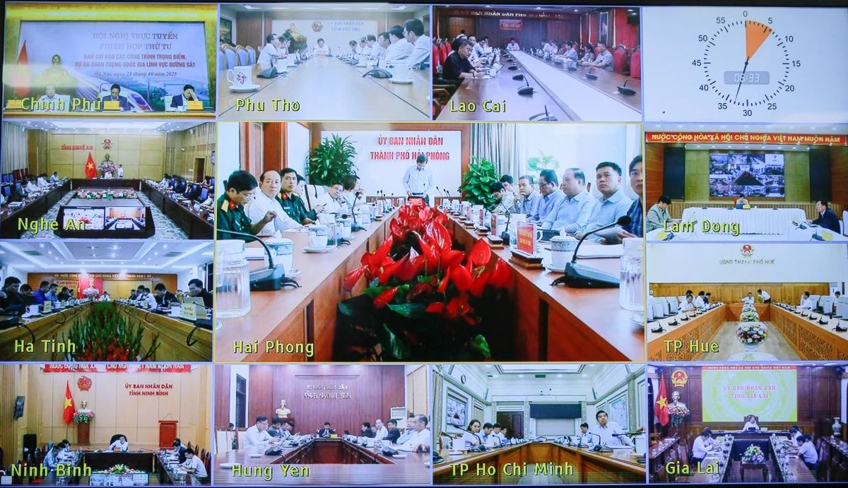 Tập trung cao độ thực hiện các công trình trọng điểm, dự án quan trọng quốc gia lĩnh vực đường sắt