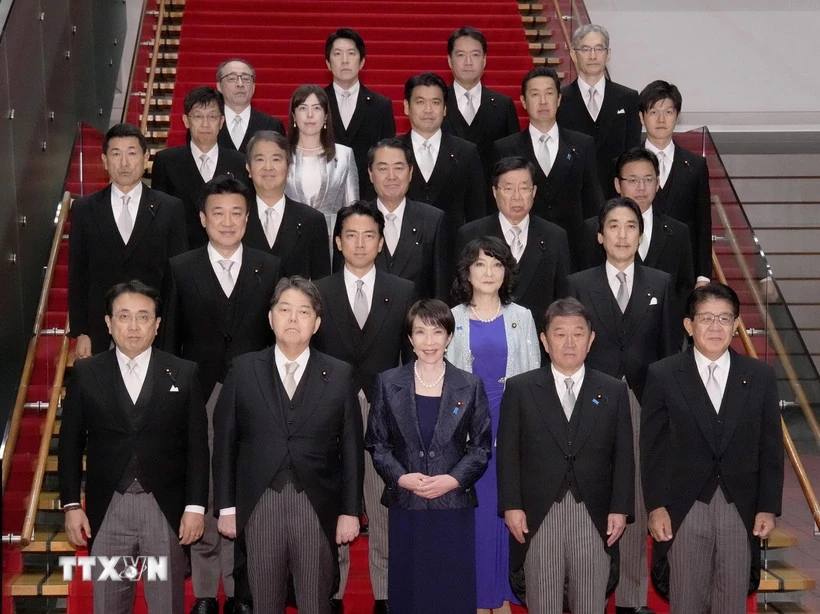 Nữ Thủ tướng Nhật Bản phê chuẩn danh sách 26 thứ trưởng cao cấp