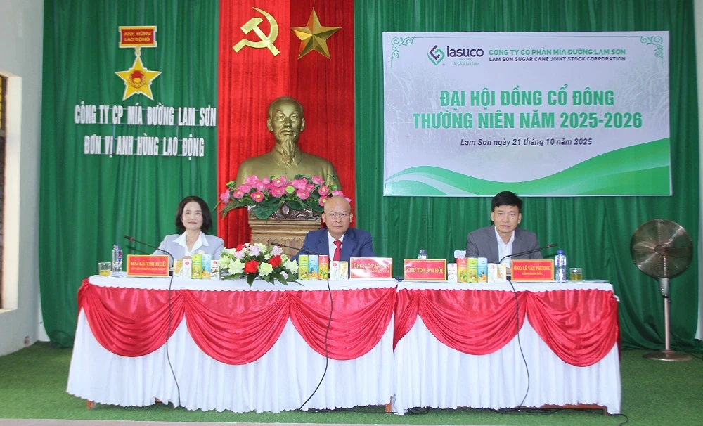 Lasuco tổ chức Đại hội đồng cổ đông thường niên năm 2025-2026