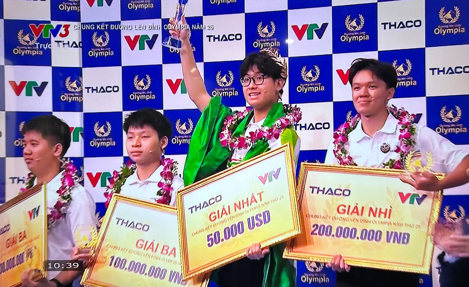 Trần Bùi Bảo Khánh vô địch Đường lên đỉnh Olympia năm 2025