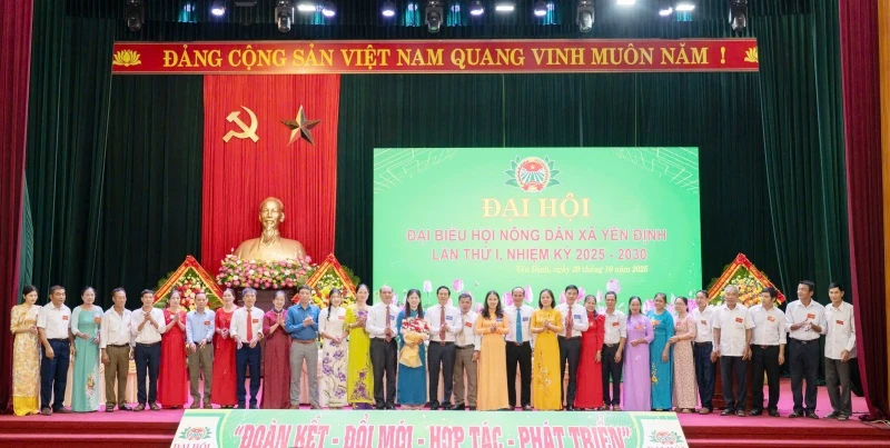 Đại Hội Đại biểu Hội Nông dân xã Yên Định nhiệm kỳ 2025 - 2030