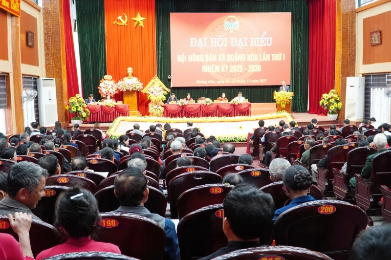 Đại hội đại biểu Hội Nông dân xã Hoằng Hoá 