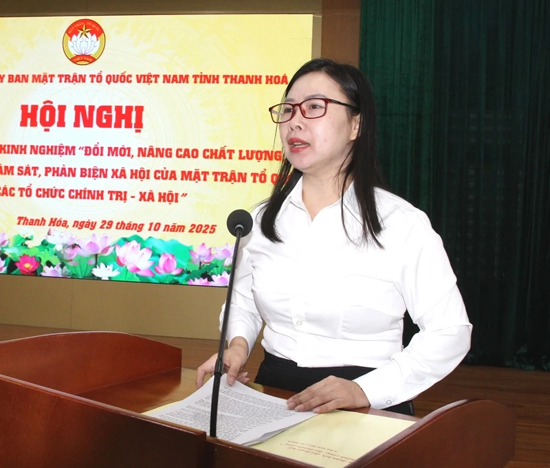 Đổi mới, nâng cao chất lượng, hiệu quả công tác giám sát, phản biện xã hội