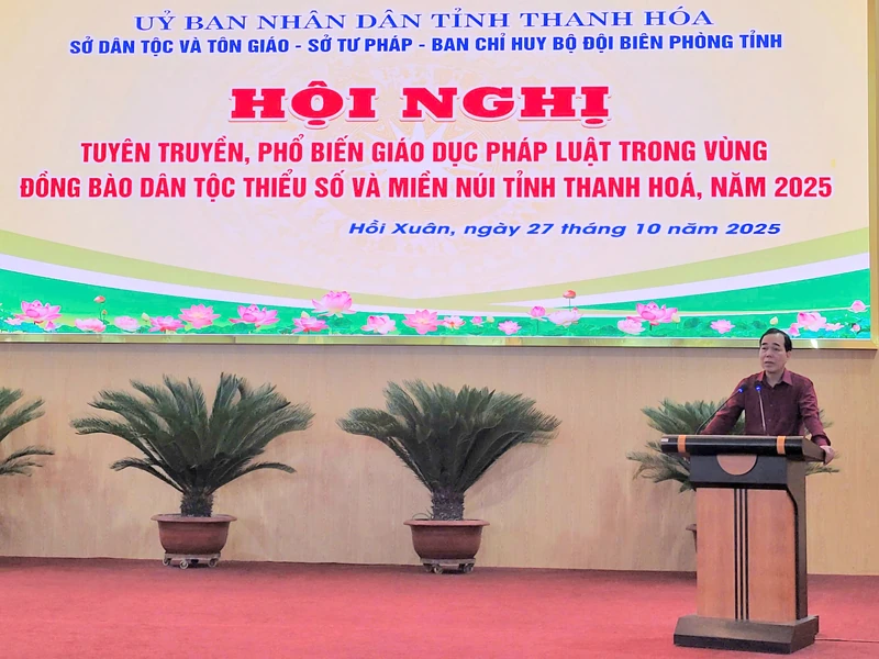 Tuyên truyền, phổ biến giáo dục pháp luật trong vùng đồng bào dân tộc thiểu số và miền núi