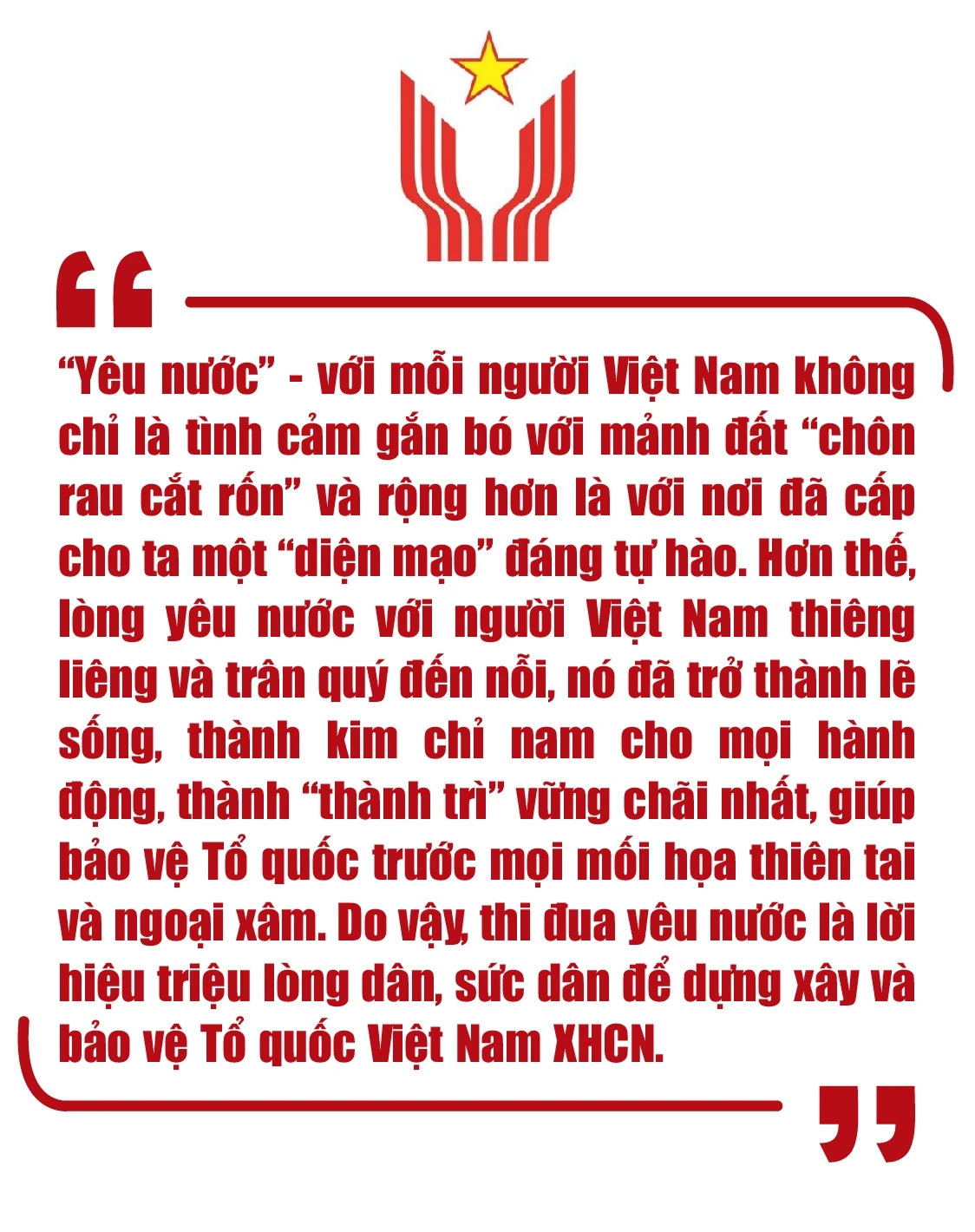 [E-Magazine] Thi đua yêu nước - Động lực to lớn để phát triển đất nước phồn vinh, hạnh phúc!