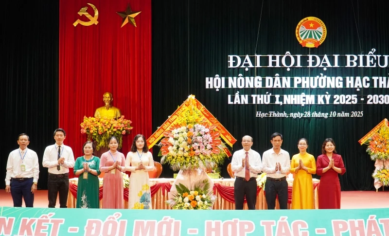 Đại hội đại biểu Hội Nông dân phường Hạc Thành nhiệm kỳ 2025-2030