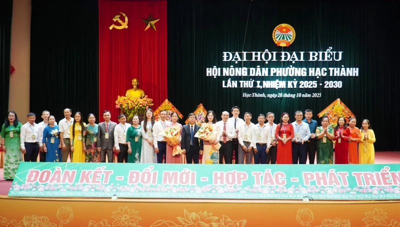 Đại hội đại biểu Hội Nông dân phường Hạc Thành nhiệm kỳ 2025-2030