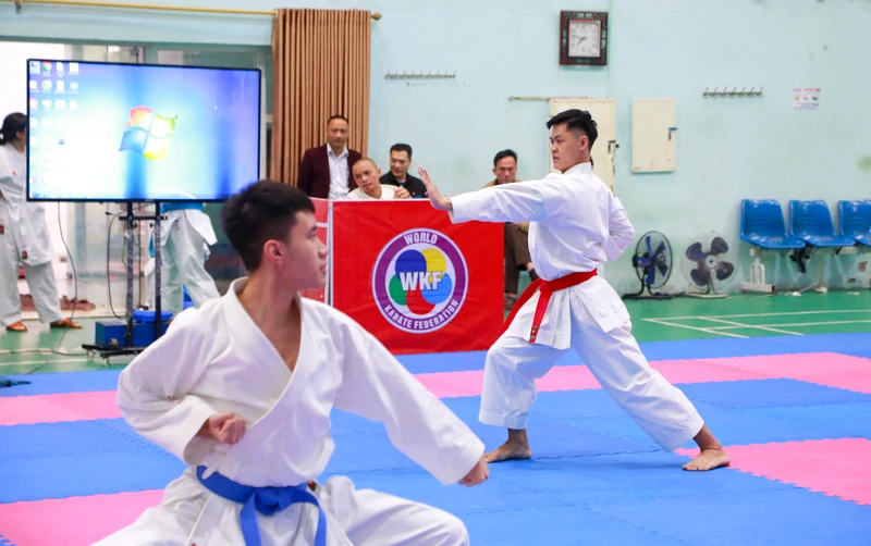 Bế mạc Giải Karate trong chương trình Đại hội Thể dục thể thao tỉnh Thanh Hóa