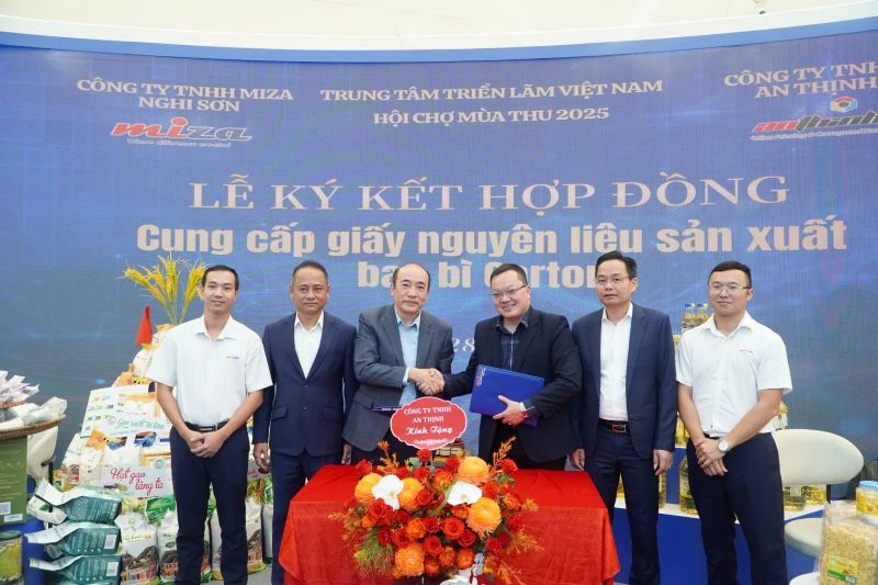 Miza Nghi Sơn ký kết hợp đồng trị giá 50 tỷ đồng tại Hội chợ Mùa Thu 2025