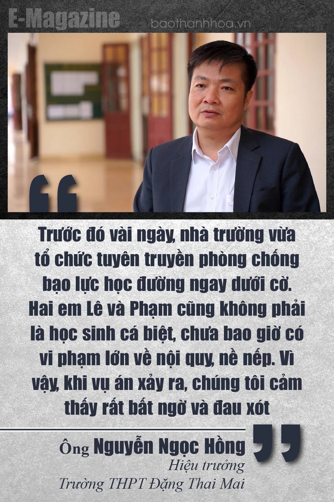 [E - Magazine] Từ bóng tối bạo lực đến ánh sáng yêu thương - Kỳ 1: Ám ảnh nỗi đau...