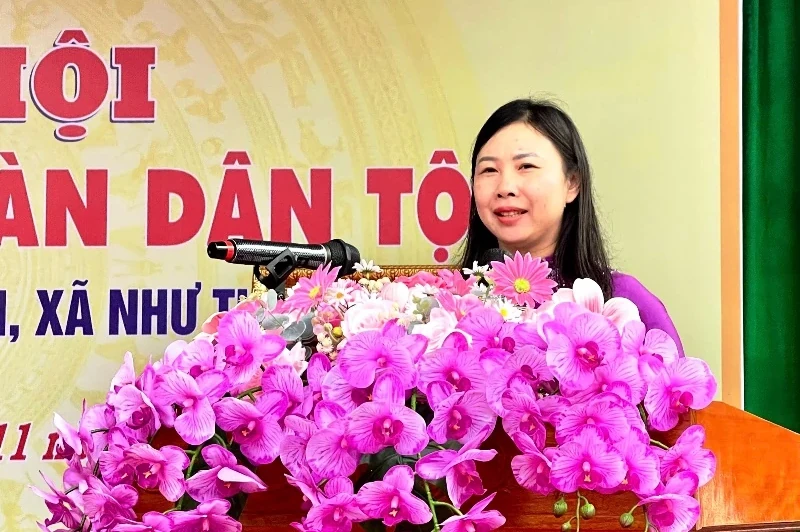 Phó Chủ tịch Ủy ban MTTQ tỉnh dự Ngày hội Đại đoàn kết toàn dân tộc tại xã Như Thanh