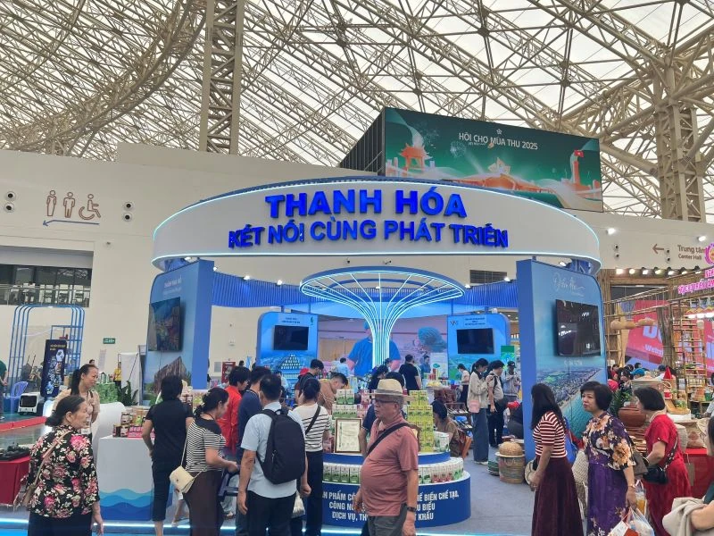 Tỉnh Thanh Hóa đạt giải “Không gian trưng bày tiêu biểu” tại Hội chợ Mùa Thu 2025