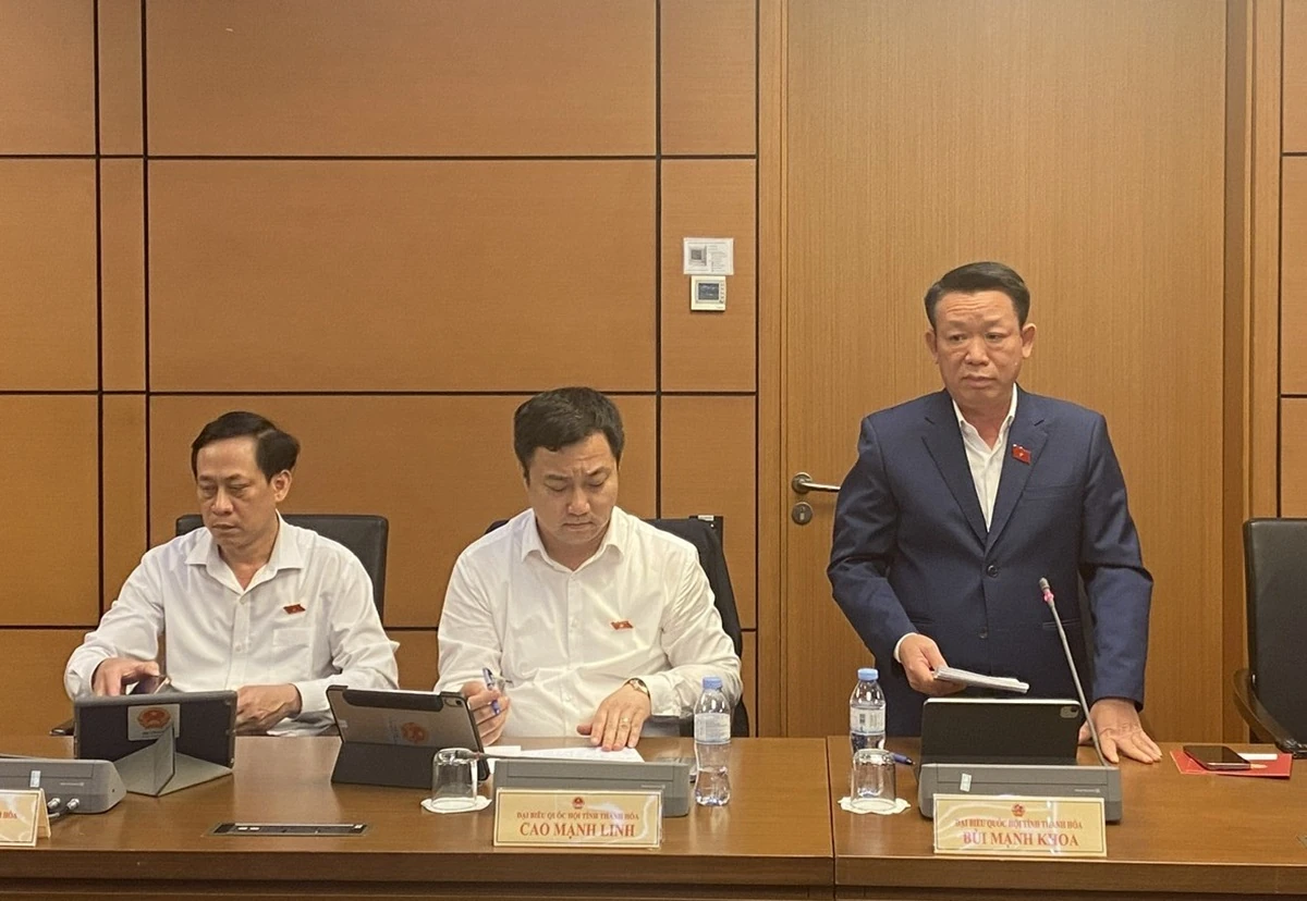 Đoàn ĐBQH Thanh Hóa góp ý vào các dự án luật tại Kỳ họp thứ 10, Quốc hội khóa XV