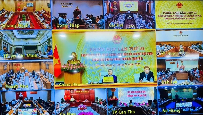 Phiên họp lần thứ 21 Ban Chỉ đạo Quốc gia về chống khai thác IUU