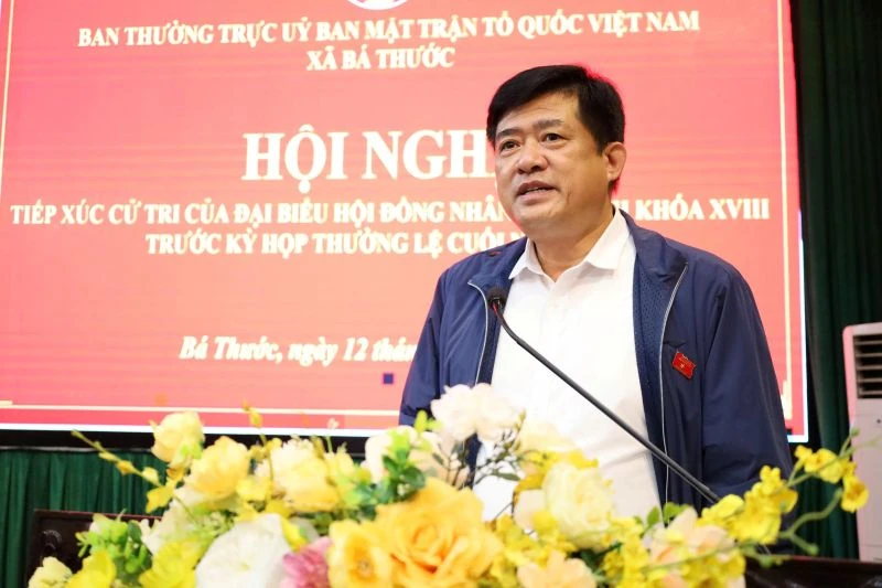 Cử tri các xã khu vực huyện Bá Thước cũ kiến nghị bổ sung công chức chuyên môn, đáp ứng yêu cầu công việc trong tình hình mới