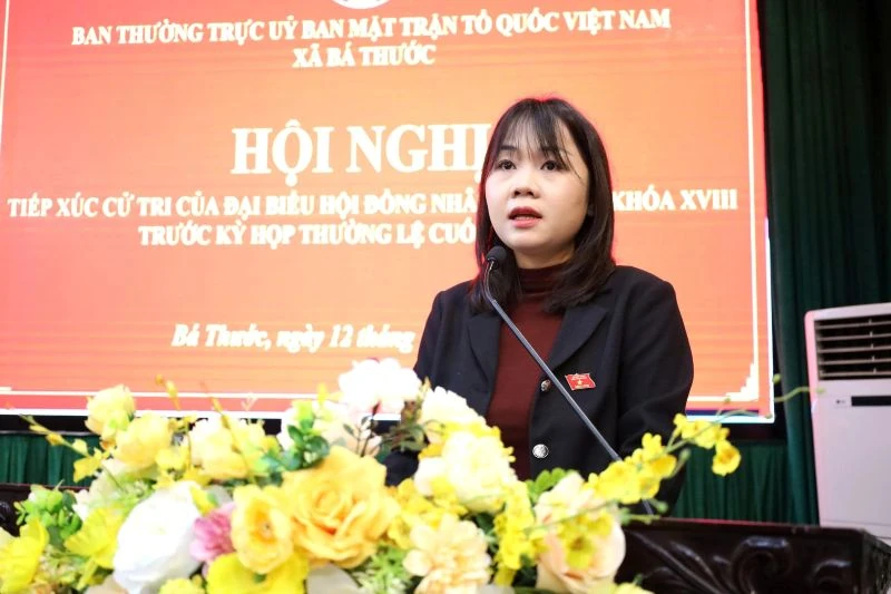 Cử tri các xã khu vực huyện Bá Thước cũ kiến nghị bổ sung công chức chuyên môn, đáp ứng yêu cầu công việc trong tình hình mới