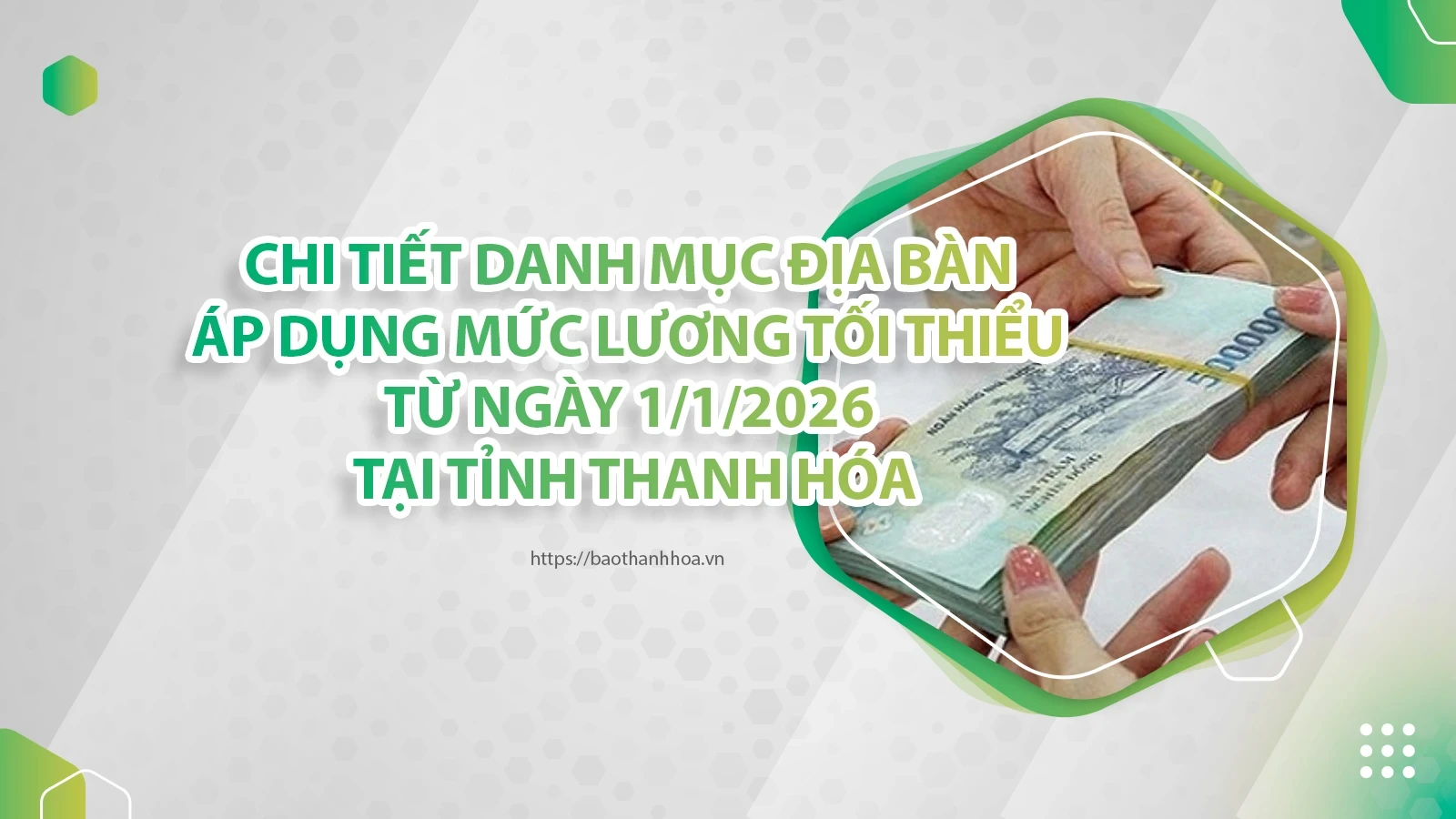[Interactive] Chi tiết danh mục địa bàn áp dụng mức lương tối thiểu từ ngày 1/1/2026 tại Thanh Hóa