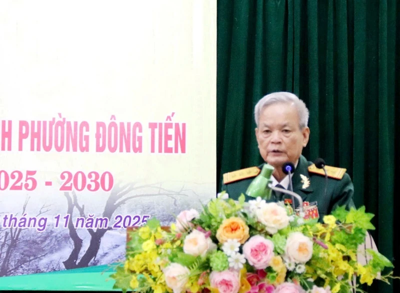 Đại hội điểm Hội Truyền thống Trường Sơn - đường Hồ Chí Minh phường Đông Tiến