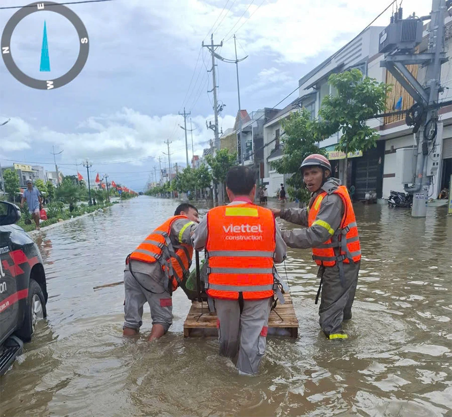 Viettel đồng hành với người dân vùng thiên tai