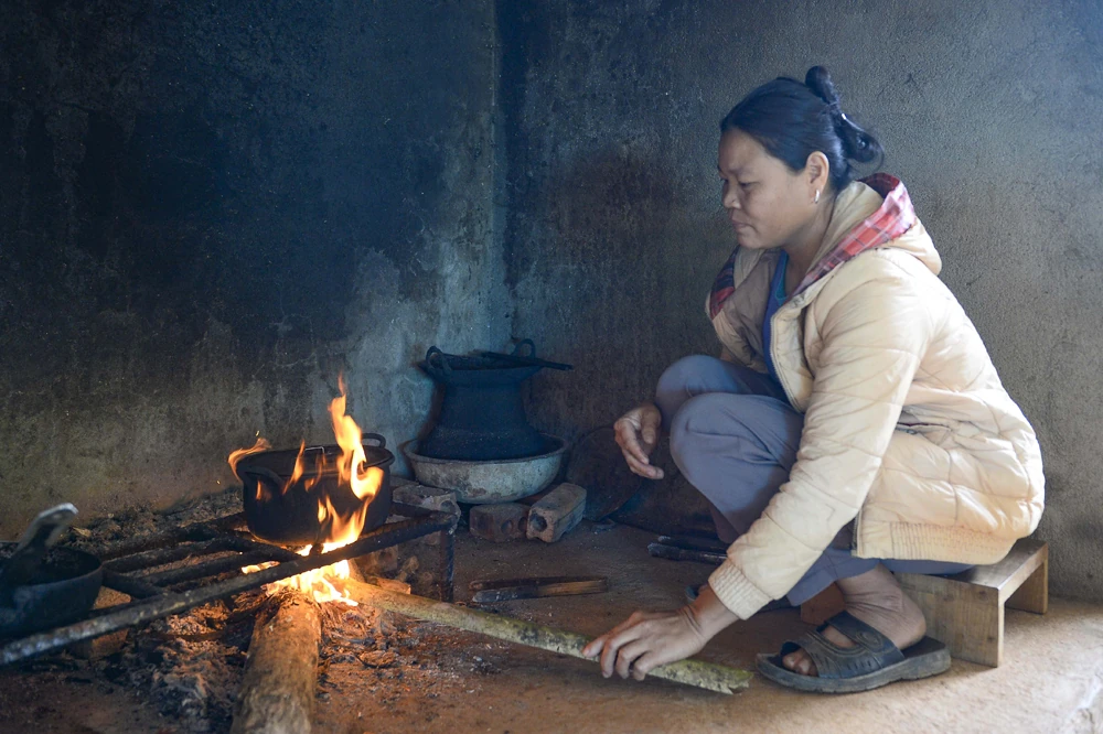 Trên khu tái định cư Co Hương