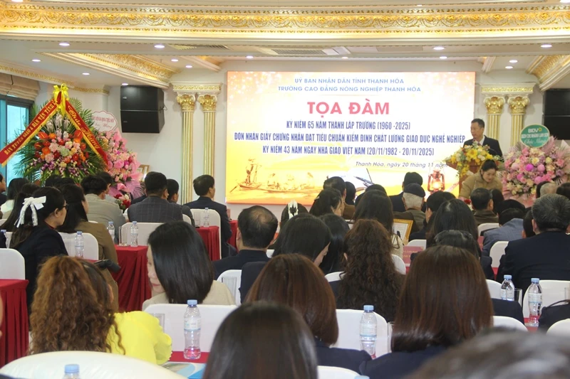 Xây dựng Trường Cao đẳng Nông nghiệp Thanh Hóa thành trường chất lượng cao