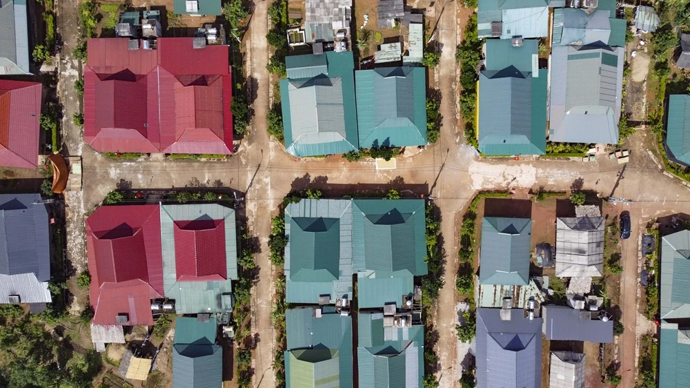 Trên khu tái định cư Co Hương