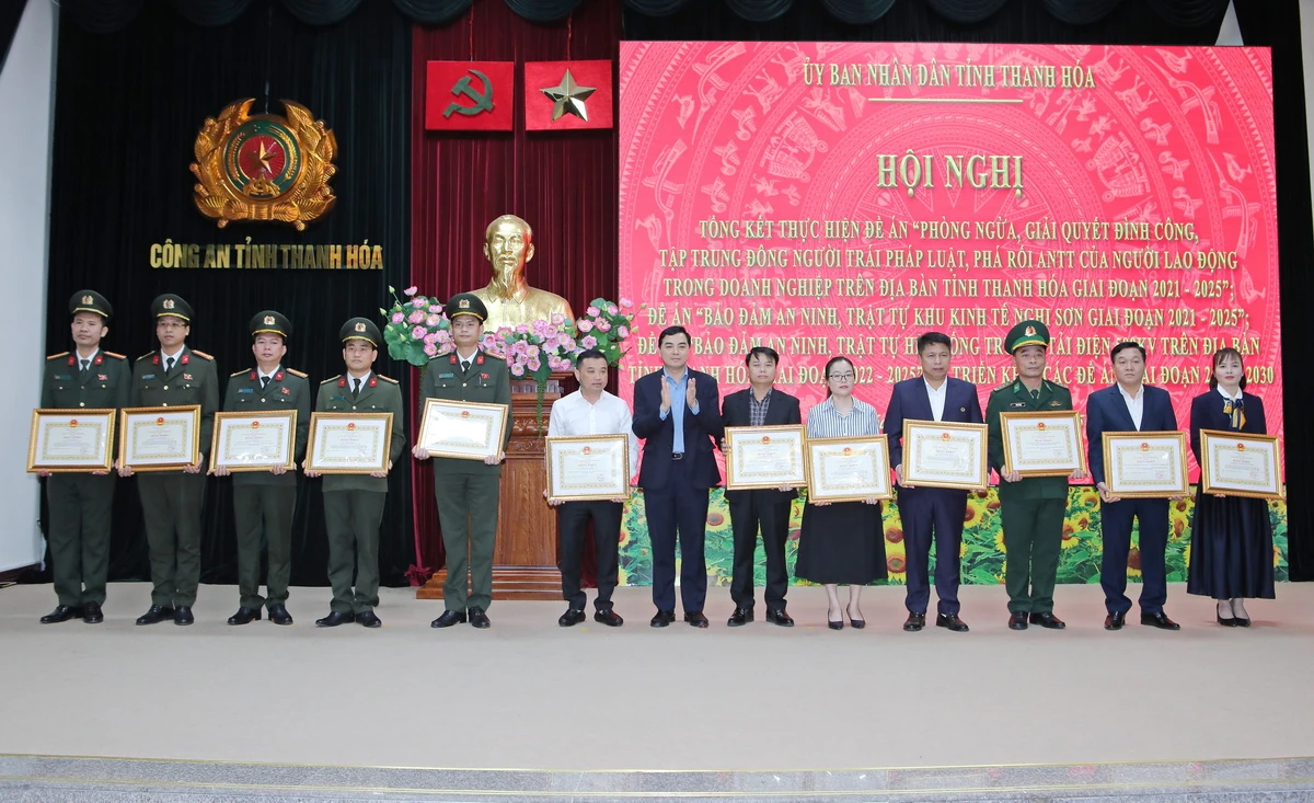 Tăng cường bảo đảm an ninh công nhân; ANTT Khu kinh tế Nghi Sơn và hệ thống truyền tải điện 500Kv