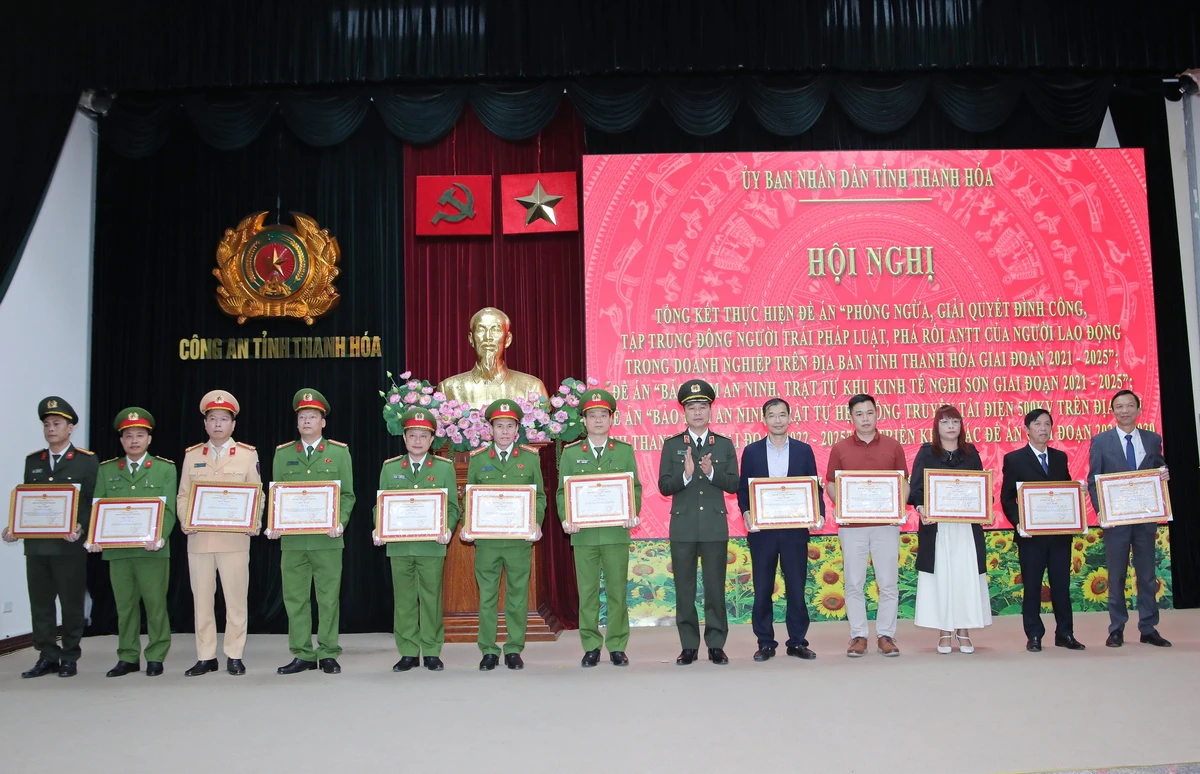 Tăng cường bảo đảm an ninh công nhân; ANTT Khu kinh tế Nghi Sơn và hệ thống truyền tải điện 500Kv